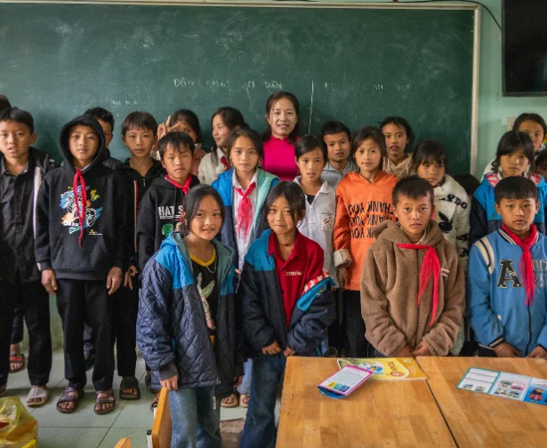 Schulklasse Vietnam