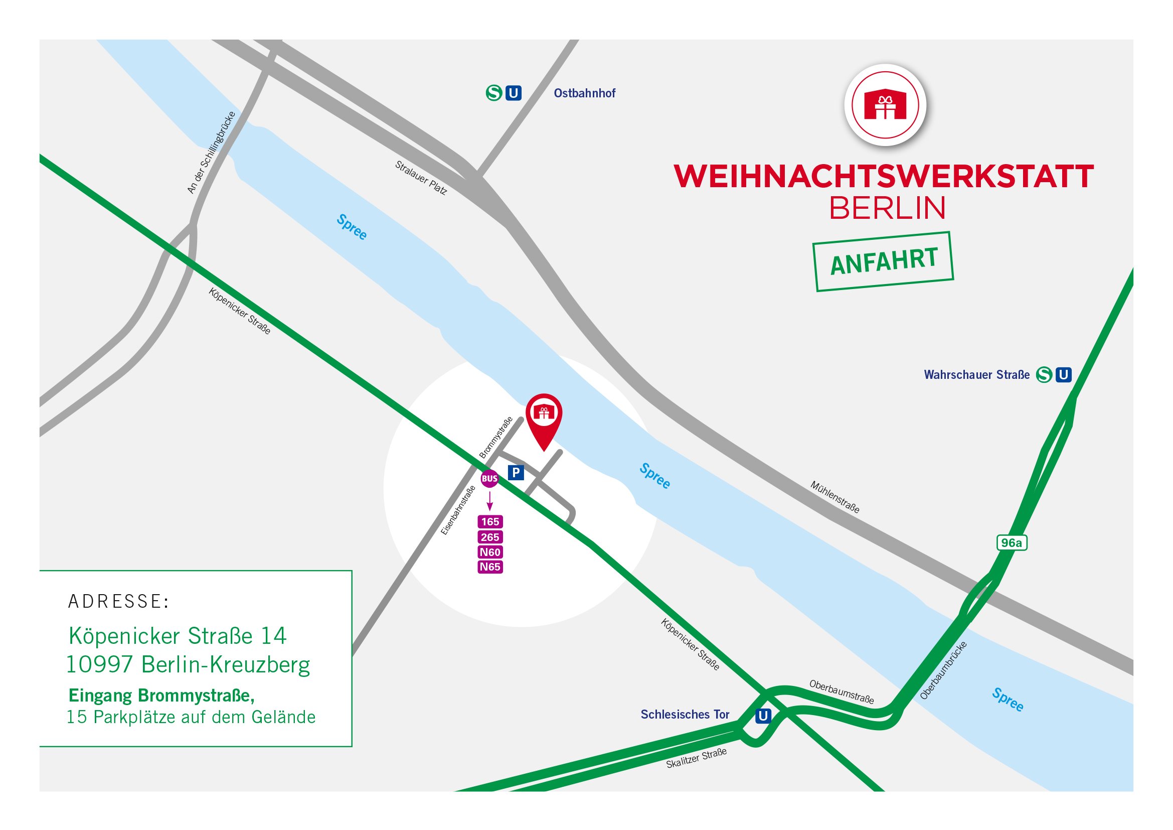 Wegbeschreibung Weihnachtswerkstatt